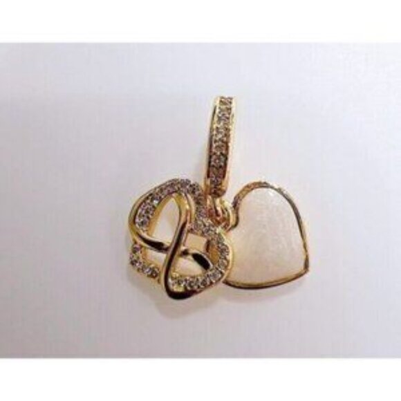 Sparkling Infinity Heart Dangle, Charm For Pandora Bracelet Necklace - Picture 3 of 7